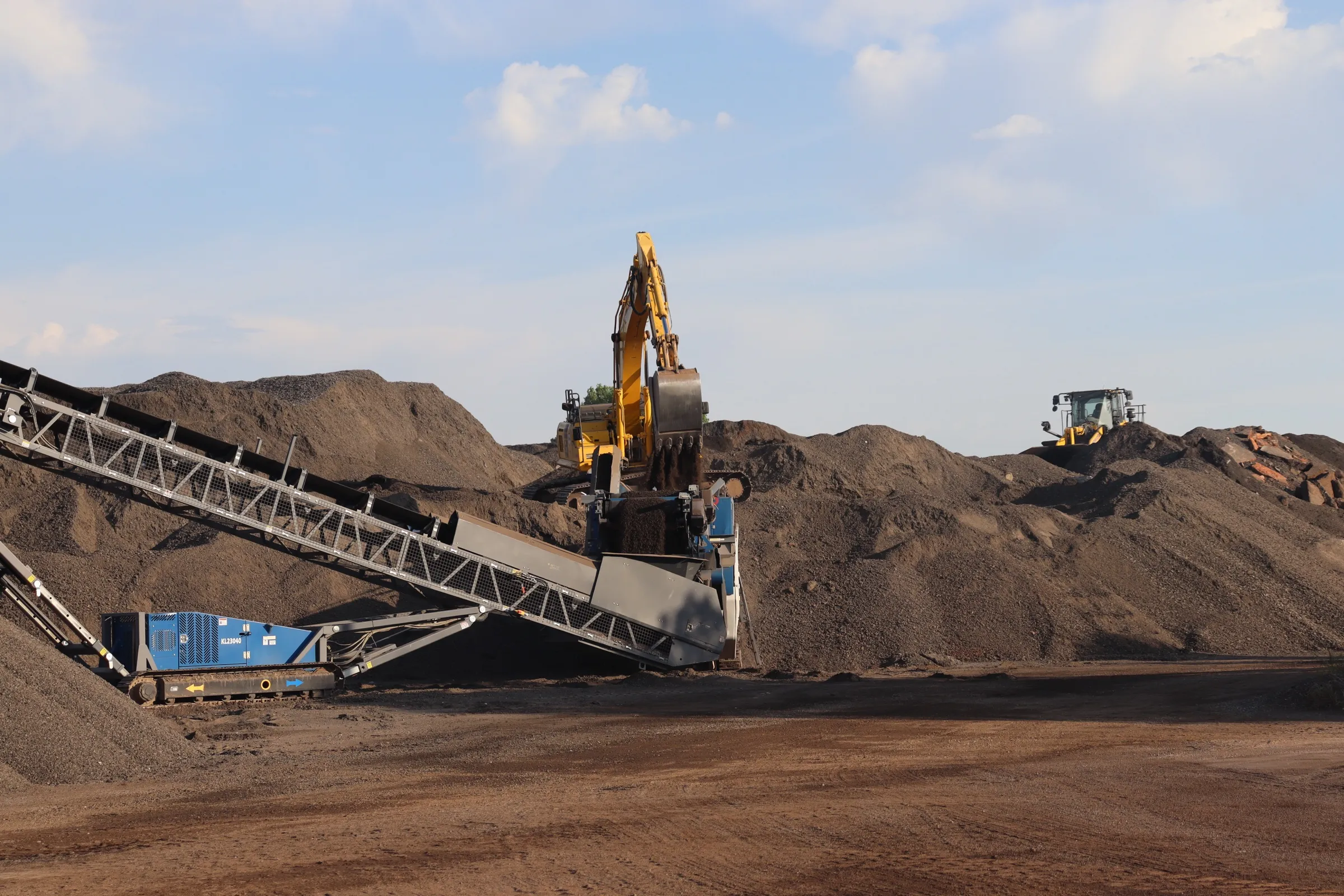 Aggregate operation at the Trinitas yard